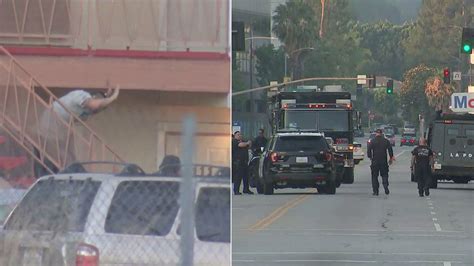 Suspected gunman in Pasadena taken into custody after hours-long barricade